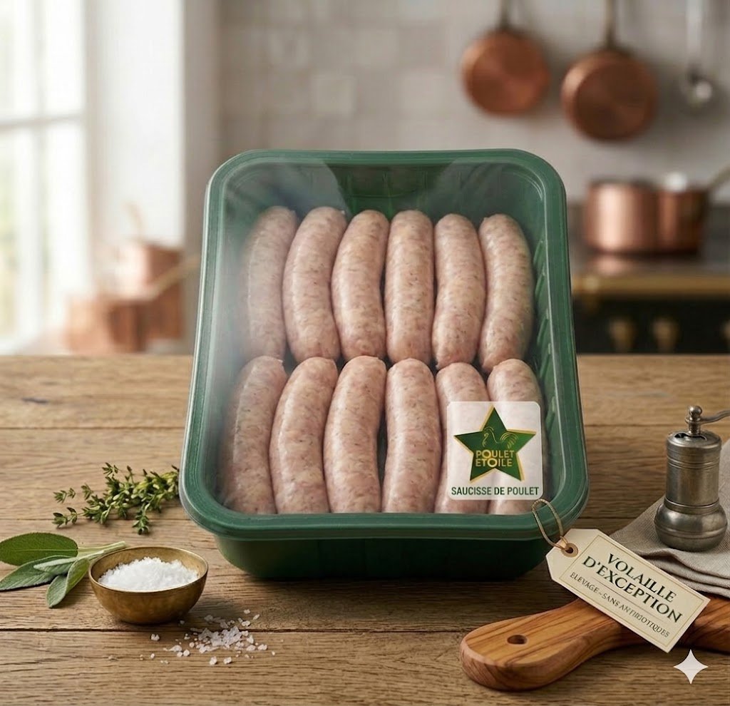 Saucisses de poulet